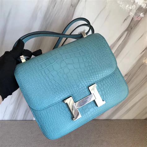 hermes blue st cyr|Hermes constance bags.